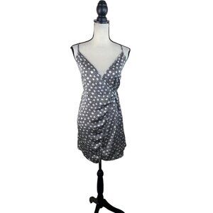 UO Out From Under Floral Wrap Around Dress Sleeveless Sunflower Small